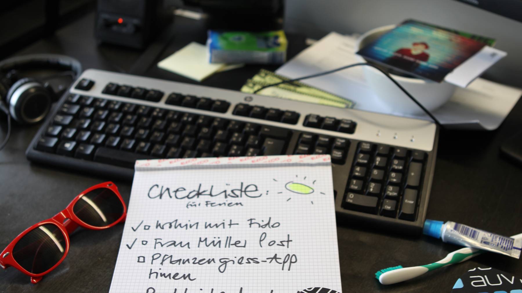 Checkliste vor den grossen Sommerferien