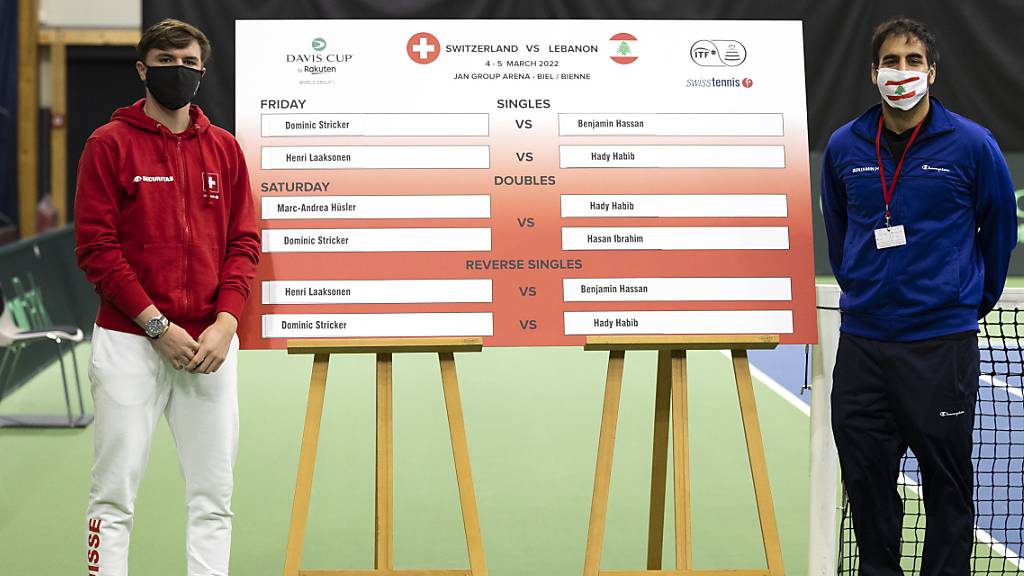Pflichtaufgabe für Schweizer Davis-Cup-Team gegen Libanon