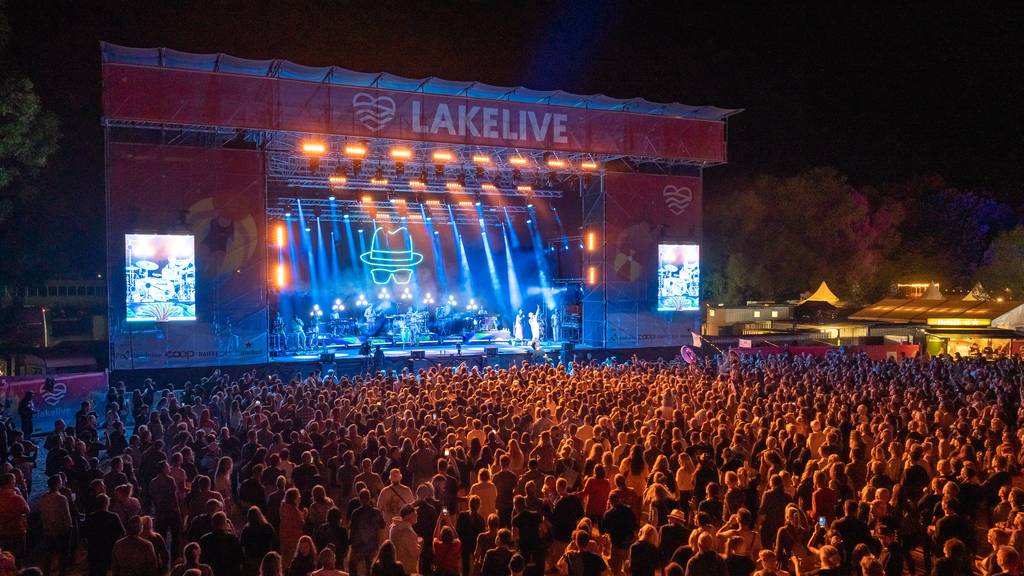 Das Konzert von Jan Delay am Lakelive Festival 2022 in Biel.