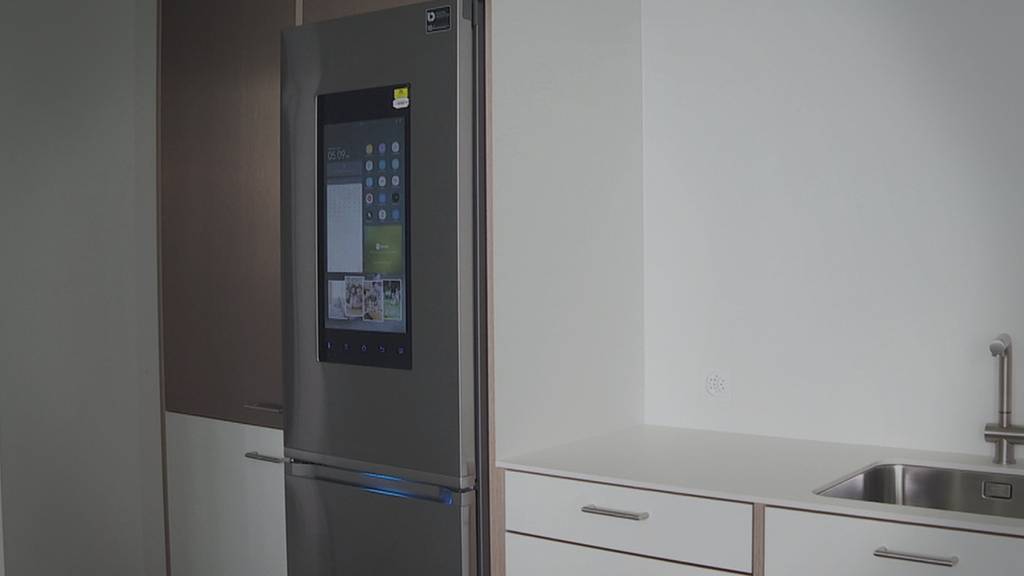 Ein Kühlschrank mit eingebauter Kamera gibt es jetzt in einer Wohnung in St.Gallen
