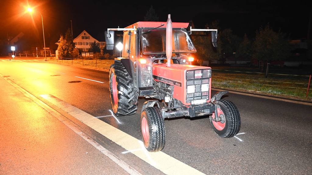 Zwei 16-Jährige machen fahrunfähig eine Strolchenfahrt mit Traktor