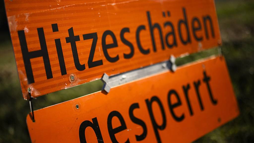 In der Schweiz musste wegen der Hitze eine Strasse gesperrt werden. (Symbolbild)