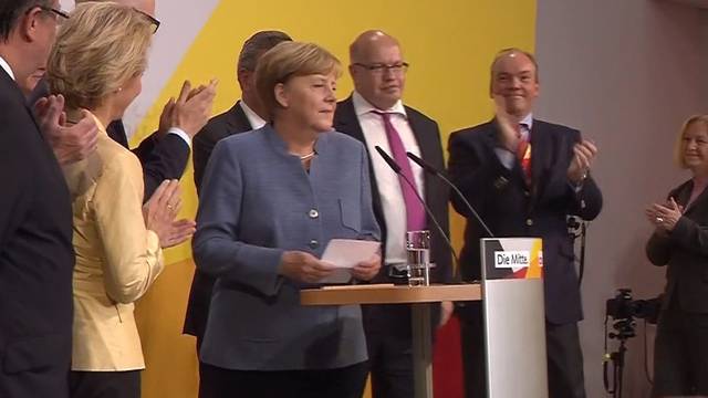 Angela Merkel gewinnt Bundestagswahlen