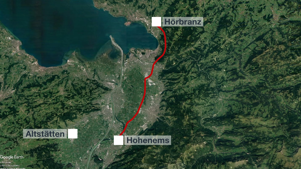 Autobahn Hörbranz-Hohenems Maut Grafik TVO