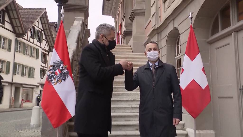 EU-Debatten in Zofingen: Cassis trifft sich mit Kanzler Nehammer