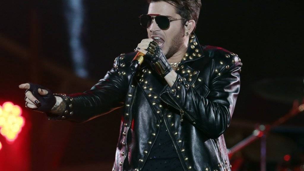 Der schwule US-Sänger Adam Lambert soll an der grossen Silvesterparty in Singapur auftreten - zum Missfallen konservativer Christen. (Archivbild)