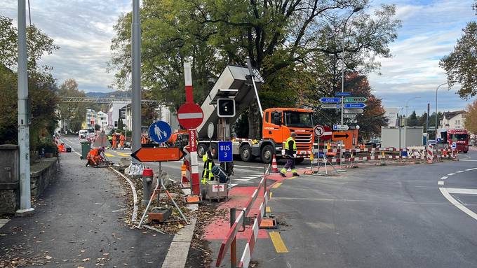 Sanierung der Spitalstrasse in Luzern (fast) abgeschlossen
