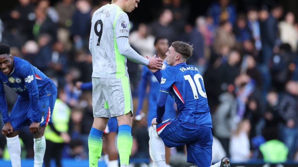 Chelsea und Cole Palmer bleibt nur die Gratulation an Manchester City und Erling Haaland