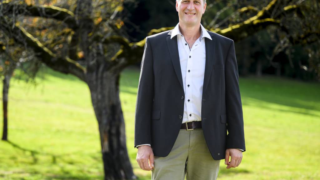 Thomas Stettler (SVP) ist neu in den Nationalrat gewählt worden. (KEYSTONE/Jean-Christophe Bott)
