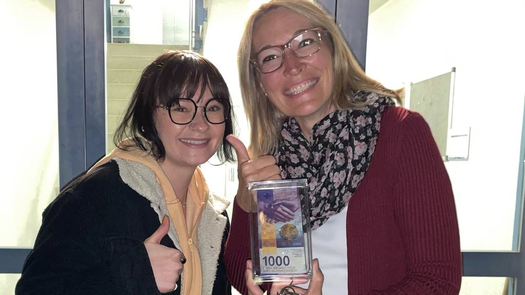 Sandra aus Steffisburg gewinnt im frühen Morgengrauen 1000 Franken