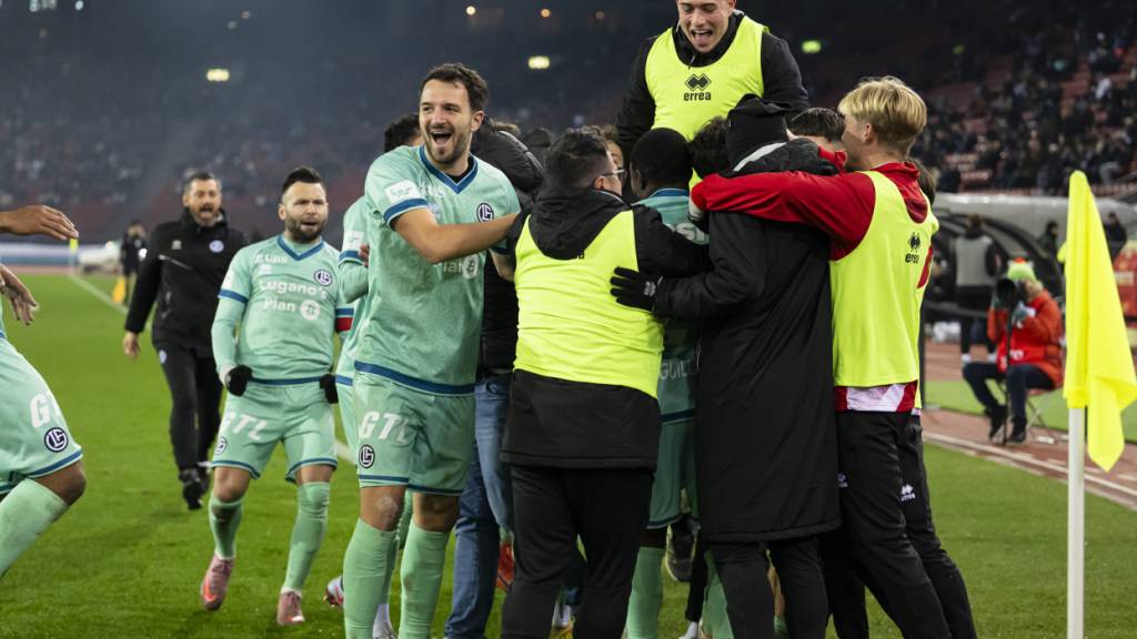 Die Grasshoppers jubeln gegen YB über sechs Tore