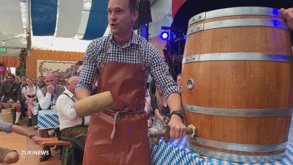 Oktoberfest in Zürich: Besäufnis auf dem Bauschänzli