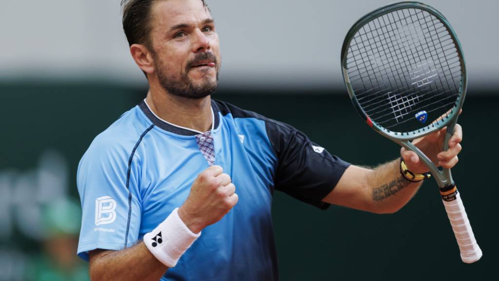 Was für ein Kampf, welch eine Erlösung: Stan Wawrinka kämpft sich beim Geneva Open in Genf in die 2. Runde
