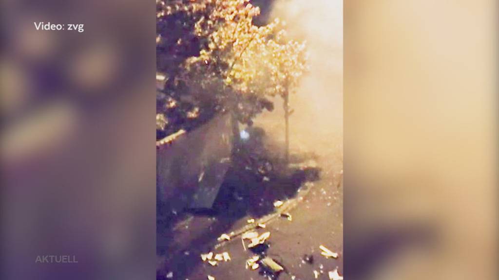 Bankomatensprengung: Tele M1 zeigt die exklusiven Bilder der Explosion in Egliswil