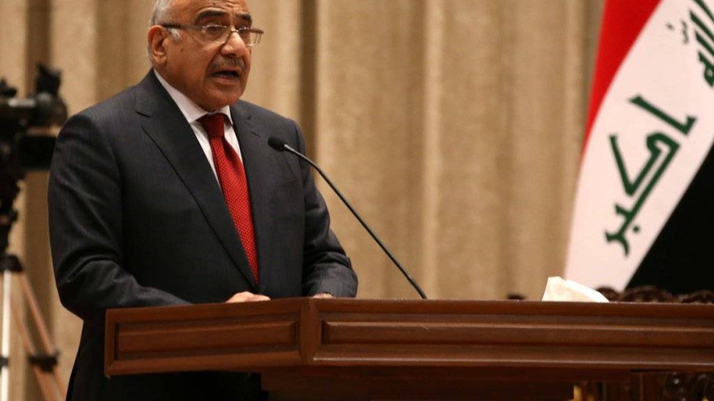 Der schiitische Politiker Adil Abdel Mahdi ist am frühen Donnerstagmorgen zum Regierungschef des Irak ernannt worden.