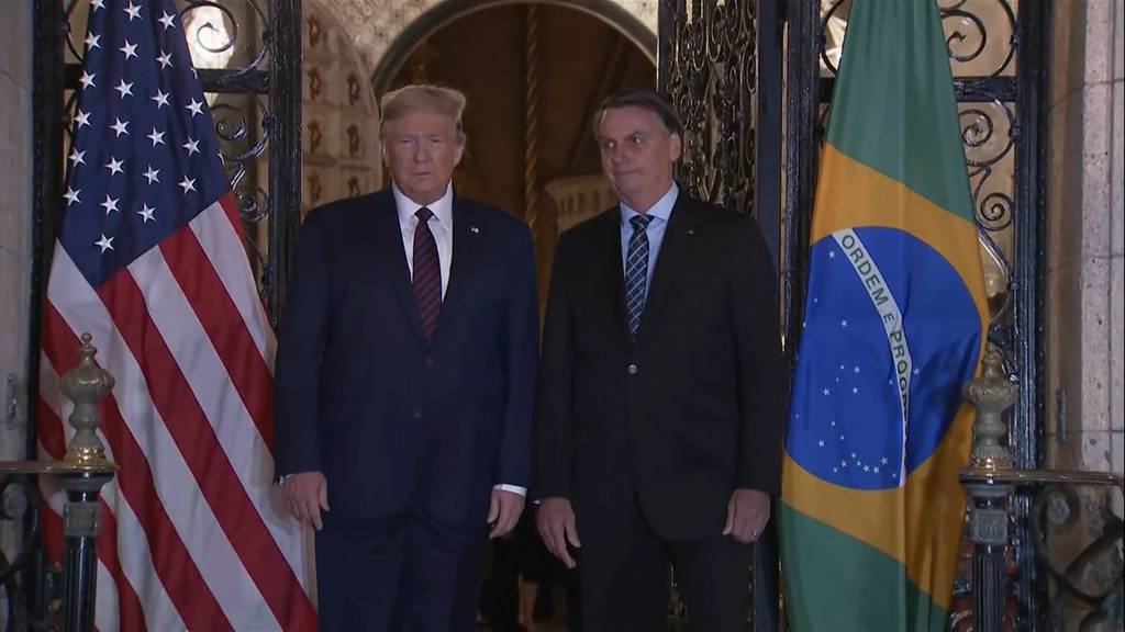 «Tropen-Trump» Bolsonaro trifft US-Präsidenten Donald Trump