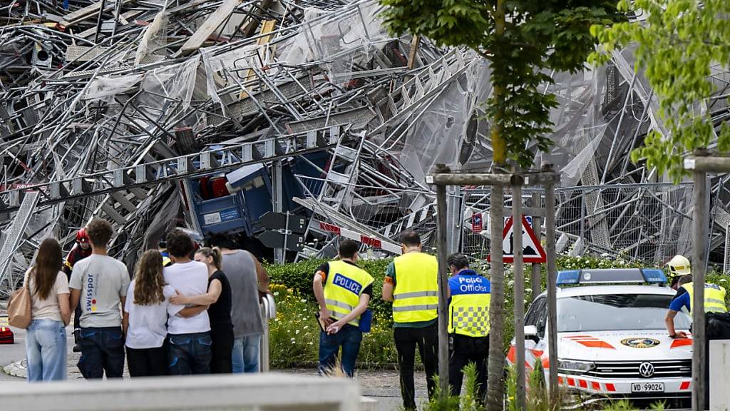 Einsturz eines Baugerüsts in Lausanne fordert drei Menschenleben