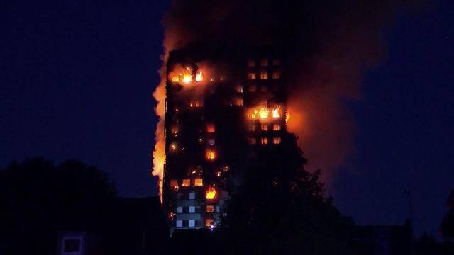 24-stöckiges Hochhaus brannte lichterloh