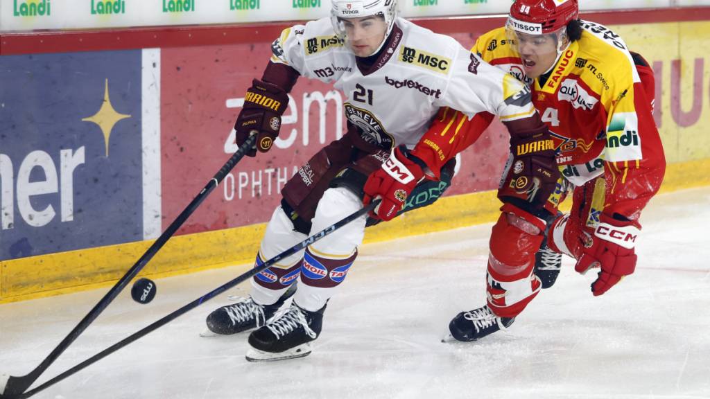 Tim Berni (links) kehrt von Genève-Servette zu den ZSC Lions zurück