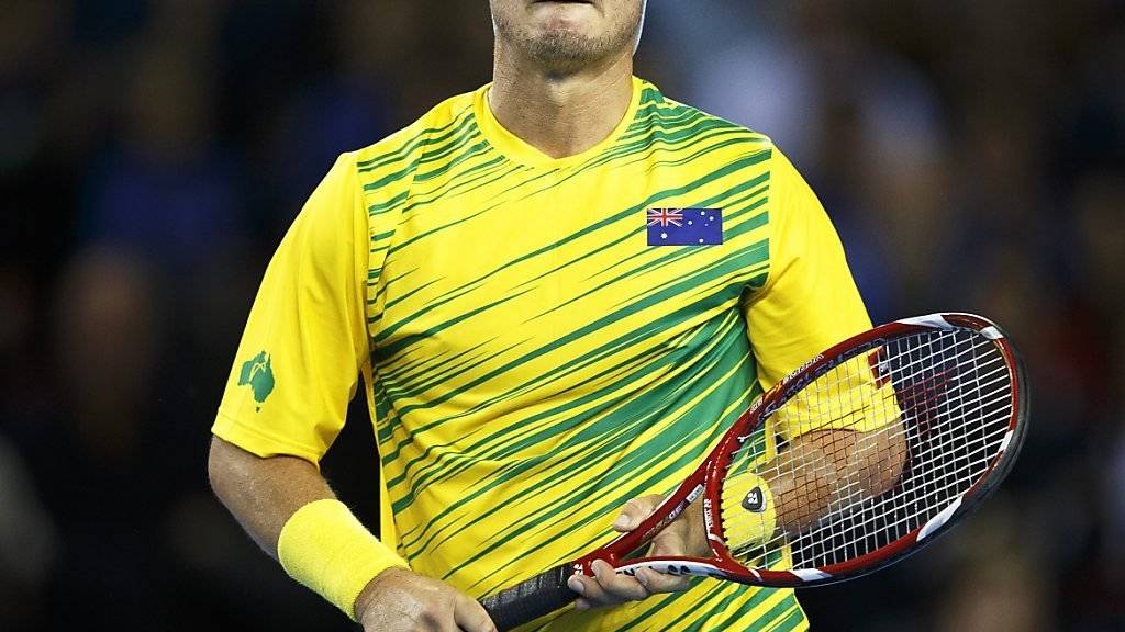 Lleyton Hewitt (34) wird künftig als Captain die Geschicke des australischen Davis-Cup-Teams leiten
