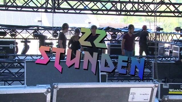 Aufbau für Sonisphere-Festival in vollem Gange