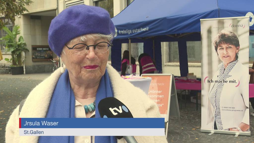 Kampf gegen Brustkrebs: Vadian-Denkmal trägt jetzt Pink