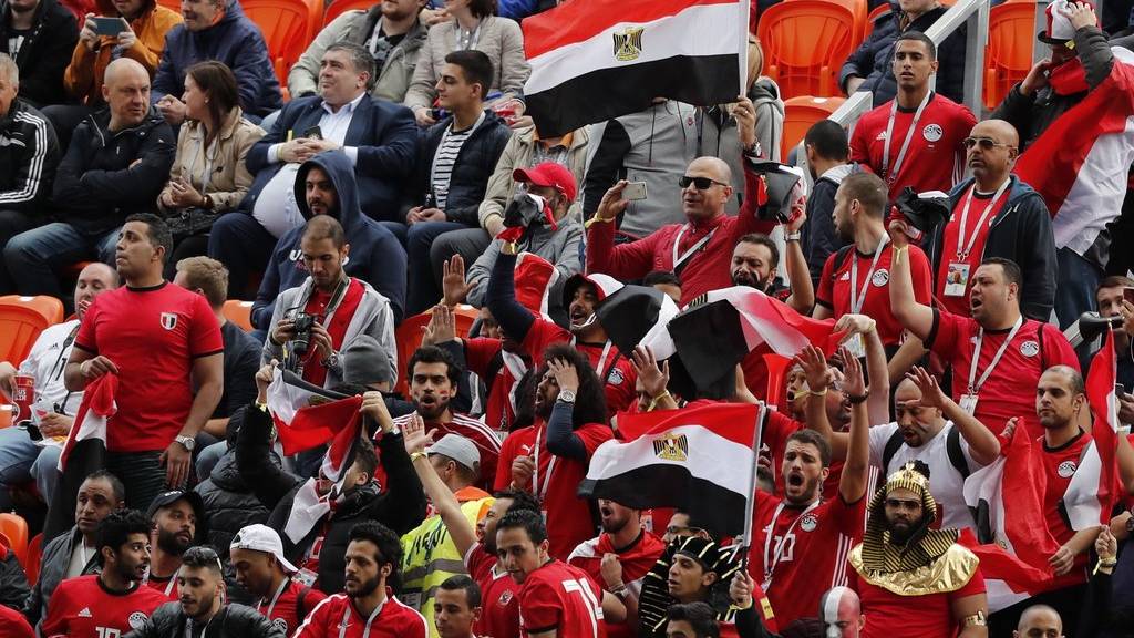 Ägypten-Fans hoffen auf einen Sieg ihrer Mannschaft.
