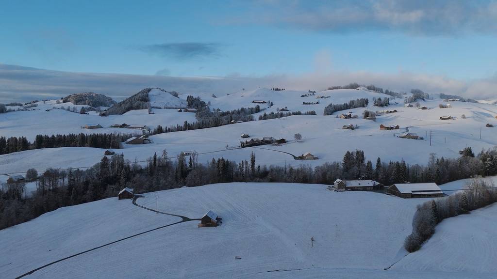 In Appenzell liegt der erste Schnee
