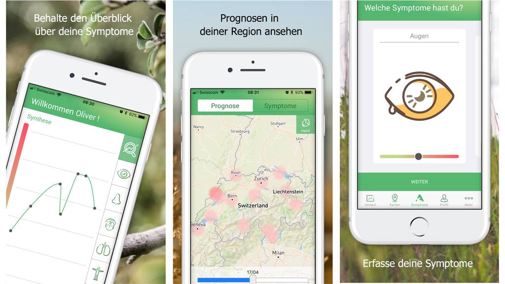 Vernetzt: Schweizer App für Pollenallergiker