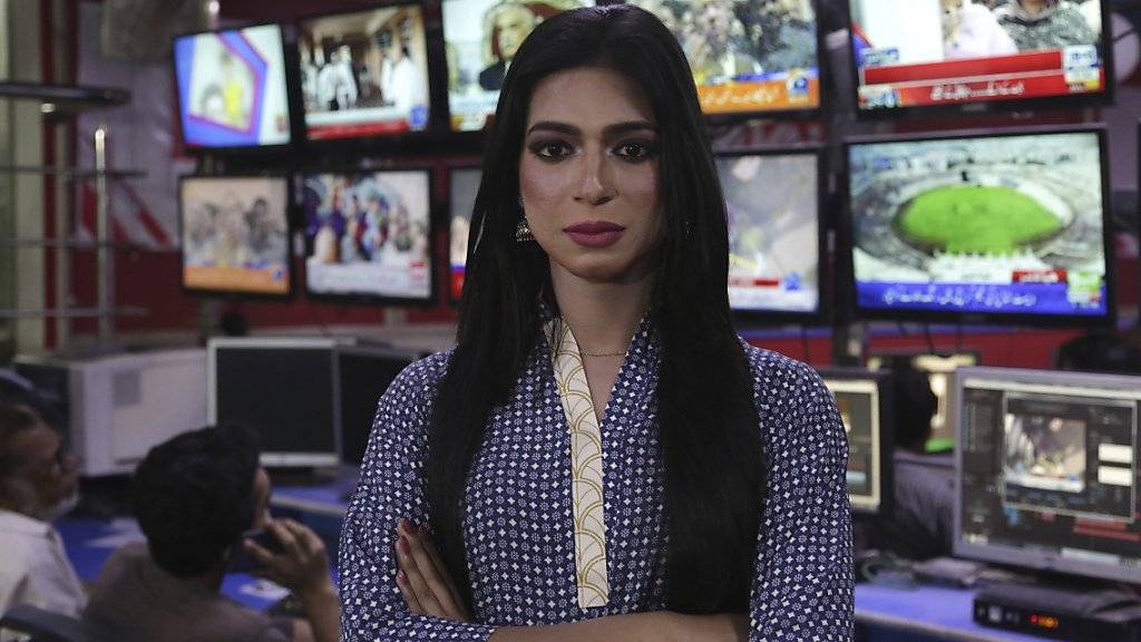 Marvia Malik ist die erste Transgender-Nachrichtensprecherin in Pakistan.