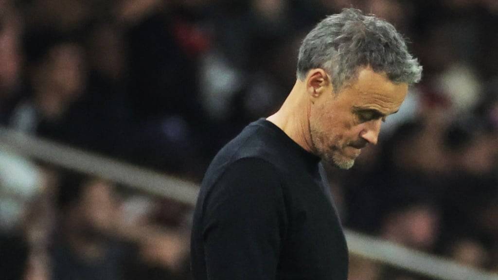 Luis Enrique sah in der 31. Runde die erste Niederlage seines PSG