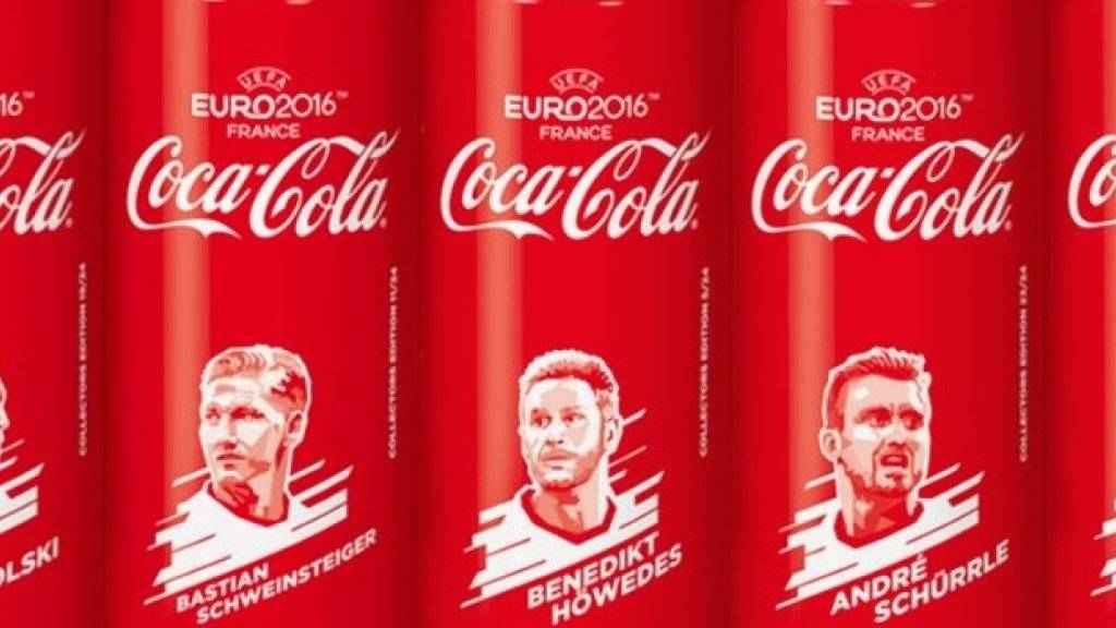 Die Coca-Cola-Dosen mit der deutschen Fussballnationalmannschaft waren gemäss Deutschlands Werberat zulässig. Sie sprächen nicht gezielt Kinder an.