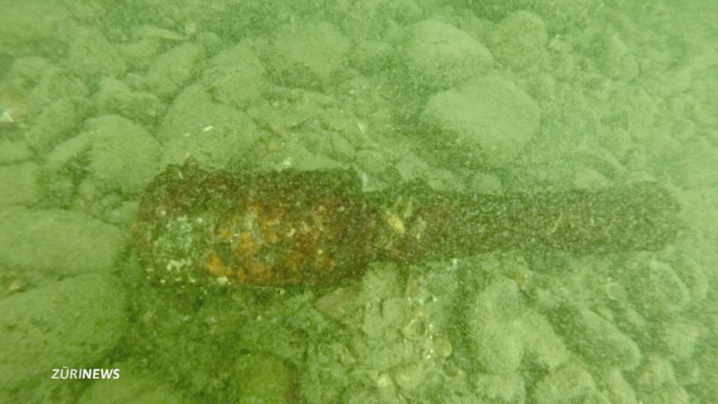 Beim Limmatputzen: Taucher finden Handgranate