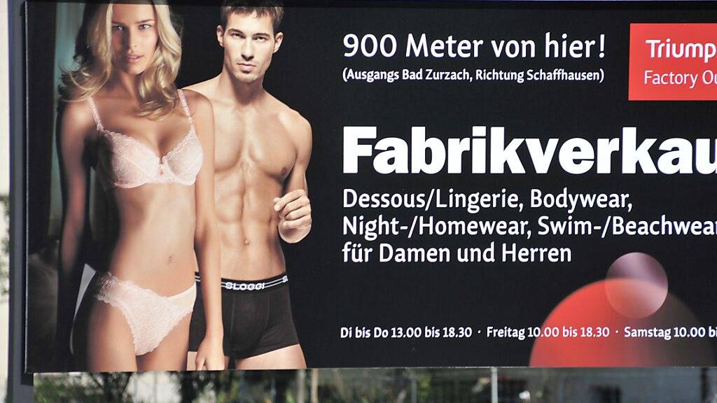 Einzig das Outlet des Unterwäschekonzerns Triumph bleibt in Bad Zurzach AG: Neuer Hauptsitz des Unternehmens wird im kommenden Jahr Wallisellen ZH. (Archivbild)