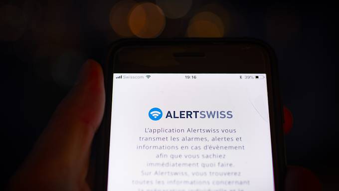 Alertswiss-Alarmmeldung jetzt auch auf der MeteoSwiss-App