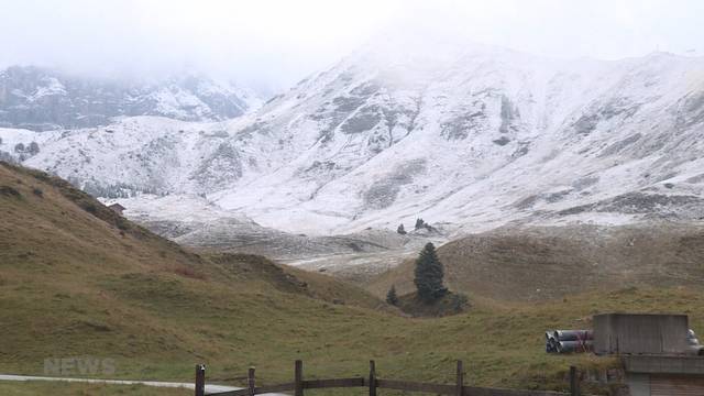 Der Winter naht: Erster Schnee ist gefallen