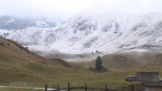 Der Winter naht: Erster Schnee ist gefallen