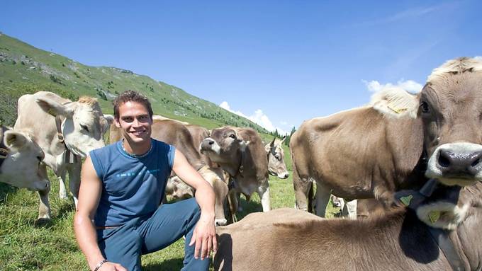 Kühe von Ex-Mister Schweiz haben schöne Euter
