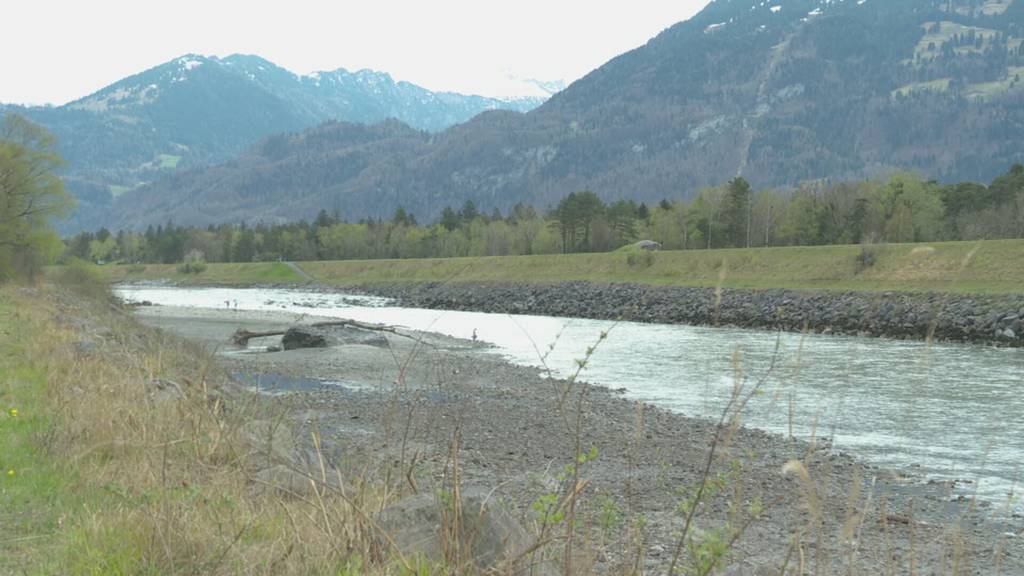 Das Rheinwasserkraftwerk im Sarganserland fällt ins Wasser