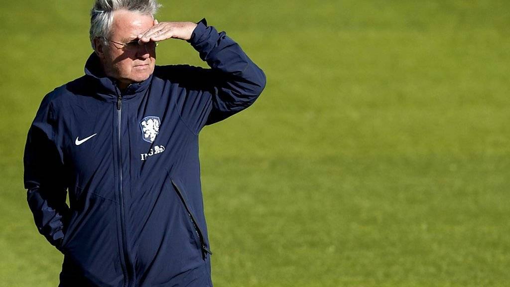 Der Holländer Guus Hiddink soll laut Medienberichten die Nachfolge von Jose Mourinho bei Chelsea antreten