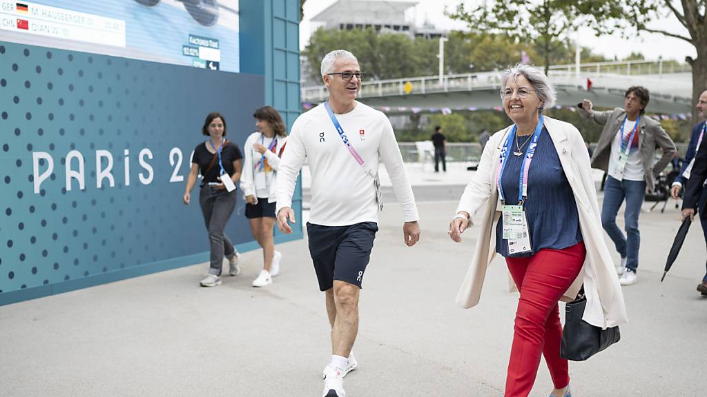 Peter Läuppi, Chef de Mission, zeigt sich nach Halbzeit an den Paralympics zufrieden