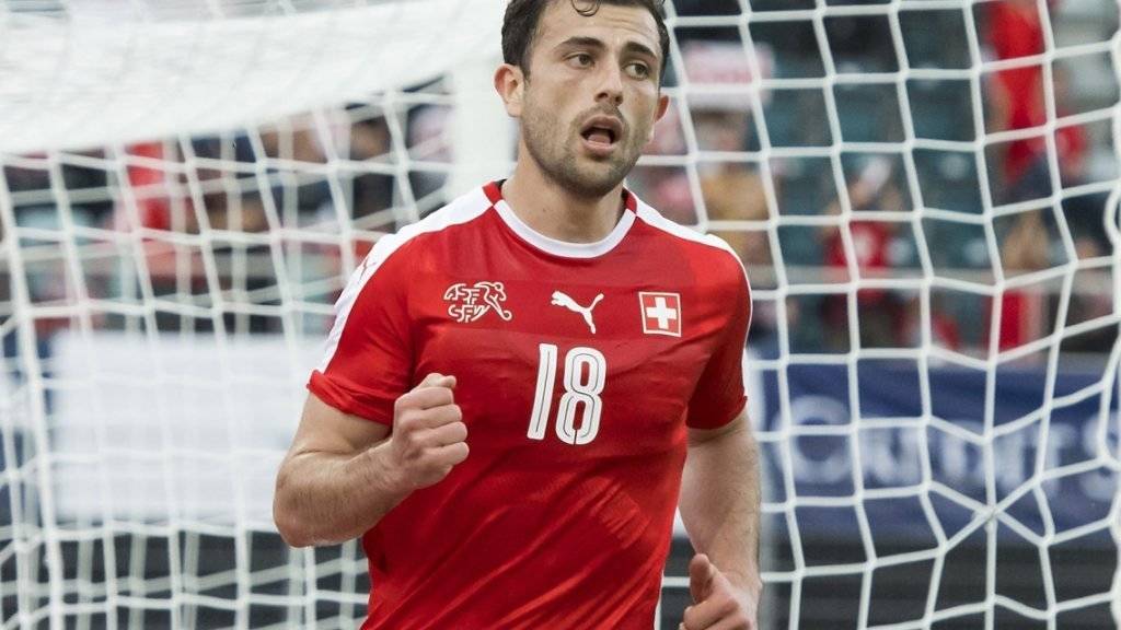 Dank dem Tor von Admir Mehmedi kommt die Schweizer Nationalmannschaft zum ersten Sieg in diesem Jahr