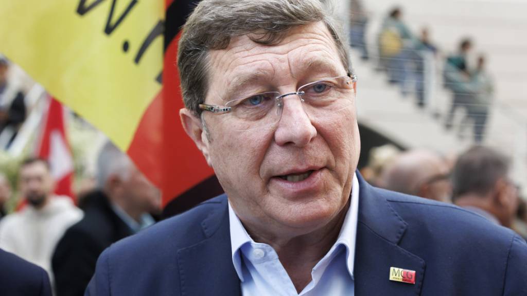 Der Genfer Mauro Poggia (MCG) hat bei der Ständeratswahl das beste Resultat gemacht. (KEYSTONE/Salvatore Di Nolfi)