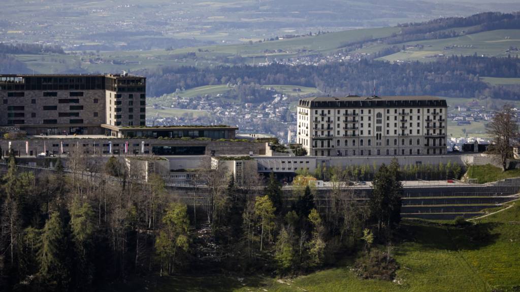Das Luxusresort auf dem Bürgenstock gehört dem katarischen Staatsfonds. Dort fand 2024 eine Ukraine-Friedenskonferenz statt. (Archivaufnahme)