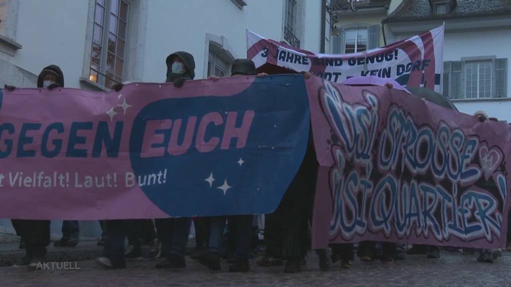 Konfliktpotenzial: Juso und Linksautonome demonstrieren in Solothurn