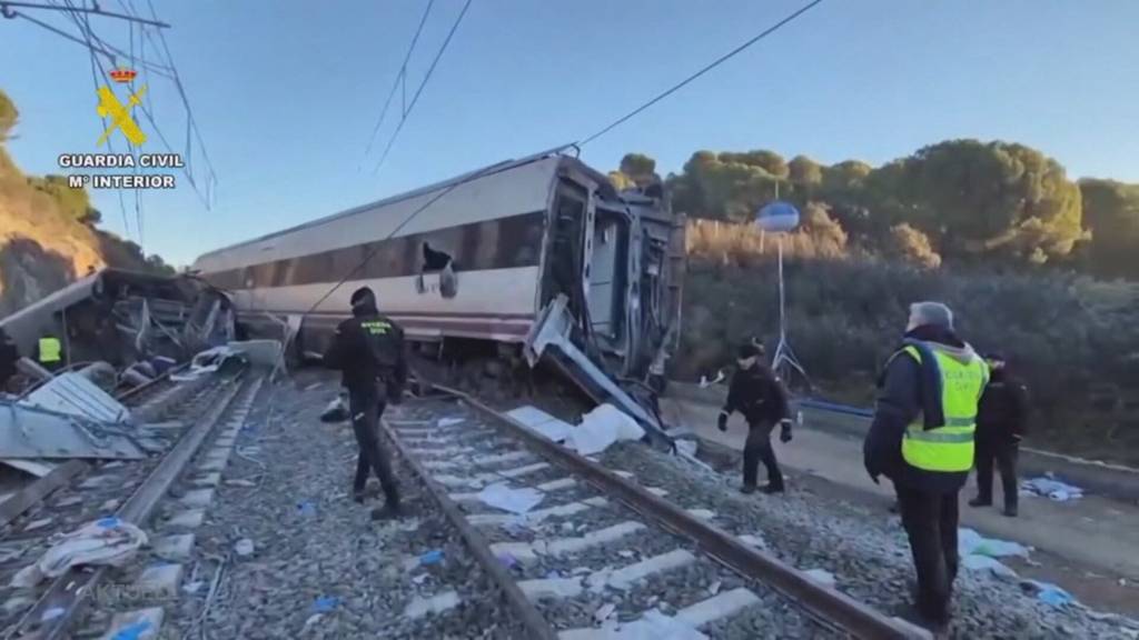Schweres Zugunglück in Spanien: Mindestens 39 Todesopfer