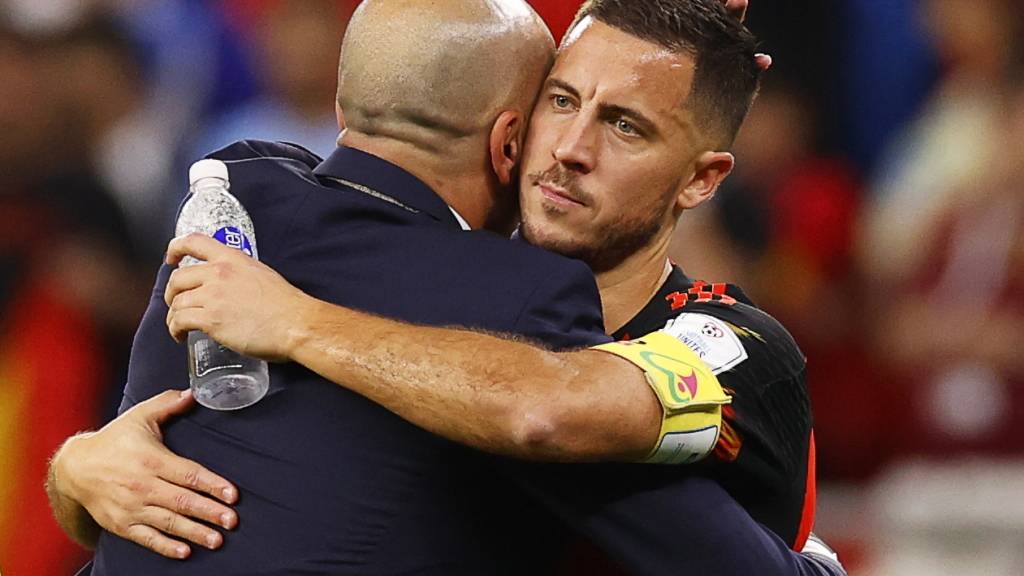 Eden Hazard (hier an der WM 2022 mit Belgien) beendet im Alter von nur 32 Jahren seine Karriere