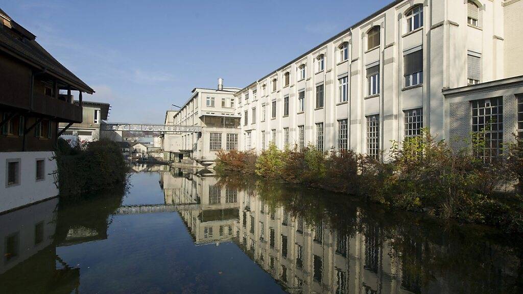 Auf dem Areal der ehemaligen Papierfabrik an der Lorze entsteht ein neues Quartier. (Archivaufnahme)