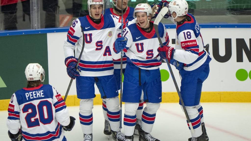 Die USA schlagen Tschechien im abschliessenden Gruppenspiel und machen die Schweiz zum Gruppensieger