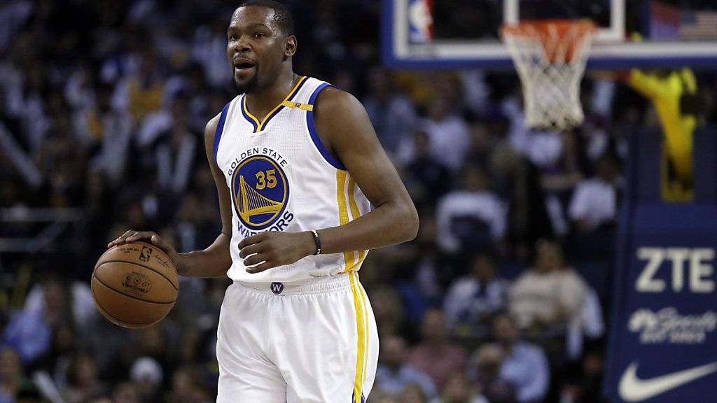 Ihn gilt es in den NBA-Playoffs zu stoppen: Golden States Superstar Kevin Durant